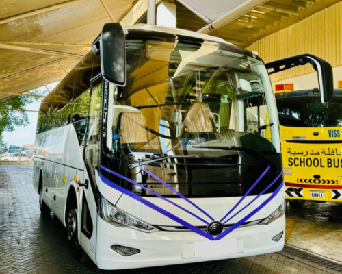 39 Seater Luxury bus Front View