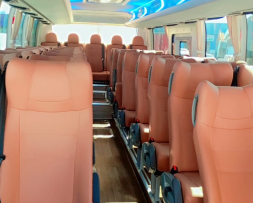 39 Seater Luxury bus interior leather seats